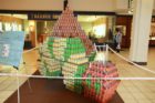 Canstruction competition at Ballston Mall