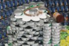 Canstruction competition at Ballston Mall