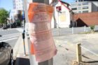 Buildings vacated in advance of a major office construction project in Clarendon