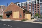Buildings vacated in advance of a major office construction project in Clarendon