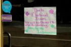Sign on Palm Beach Tan due to power outage