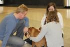 GMU law students celebrate "Puppy Day"