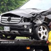A tractor trailer lost its wheels on S. Glebe Road Monday morning A tractor trailer lost its wheels on S. Glebe Road Monday morning