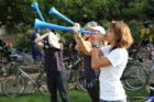 Bike to Work Day pit stop in Rosslyn