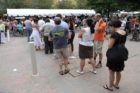 Long line at Taste of Arlington 2012
