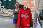 Winner of a Capitals jersey at Taste of Arlington 2012