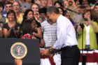 President Obama addresses students and parents at Washington-Lee High School
