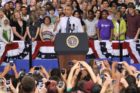 President Obama addresses students and parents at Washington-Lee High School