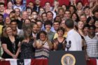 President Obama addresses students and parents at Washington-Lee High School