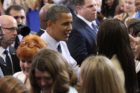 President Obama addresses students and parents at Washington-Lee High School
