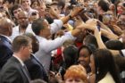 President Obama addresses students and parents at Washington-Lee High School
