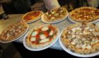 Promotional photos from RedRocks Pizzeria