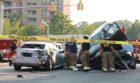 Serious accident on Washington Blvd near Glebe Road