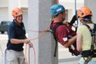 Steve Chenevey after rappel test run