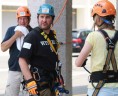 Eliott after test run at "Over the Edge" event