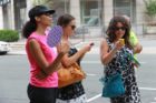 Onlookers at "Over the Edge" event