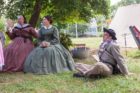 Civil War reenactors at Mount Olivet United Methodist Church (photo courtesy Fred Dunn)