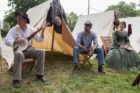 Civil War reenactors at Mount Olivet United Methodist Church (photo courtesy Fred Dunn)