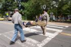 Civil War reenactors at Mount Olivet United Methodist Church (photo courtesy Fred Dunn)