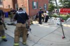 House fire near Four Mile Run Drive
