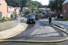 House fire near Four Mile Run Drive