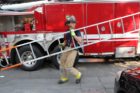House fire near Four Mile Run Drive
