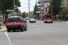 Police are investigating a stabbing outside the Pio Pio restaurant near Clarendon