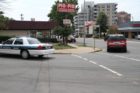 Police are investigating a stabbing outside the Pio Pio restaurant near Clarendon