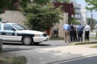 Police are investigating a stabbing outside the Pio Pio restaurant near Clarendon