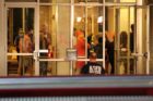 Police and firefighters investigate a possible meth lab in a Virginia Square apartment building