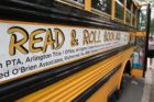 Abingdon Elementary's "Read & Roll Book Bus"