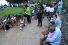 A candlelight vigil was held in the Hall's Hill community for homicide victims Keefe Spriggs and Carl Moten