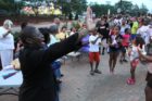 A candlelight vigil was held in the Hall's Hill community for homicide victims Keefe Spriggs and Carl Moten