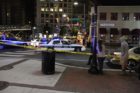 Critical pedestrian accident near the intersection of N. Highland Street and Clarendon Blvd