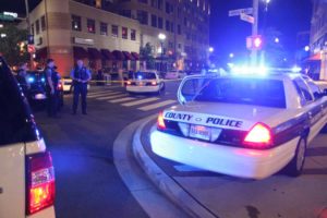 Critical pedestrian accident near the intersection of N. Highland Street and Clarendon Blvd