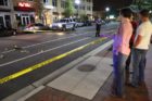 Critical pedestrian accident near the intersection of N. Highland Street and Clarendon Blvd