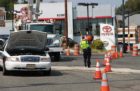 Truck takes down utility pole at Lee Hwy and Quincy Street