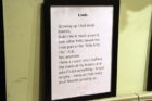 Telling Intimate True Stories exhibit at Busboys and Poets in Shirlington