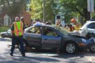 Accident with extrication closes Washington Blvd in Westover