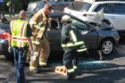 Accident with extrication closes Washington Blvd in Westover