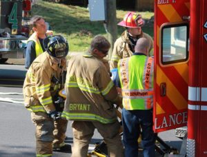 Accident with extrication closes Washington Blvd in Westover