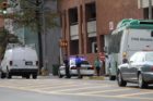 An incendiary device was thrown inside Ballston Common Mall