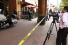 An incendiary device was thrown inside Ballston Common Mall