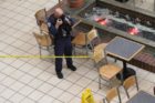 An incendiary device was thrown inside Ballston Common Mall