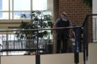 An incendiary device was thrown inside Ballston Common Mall