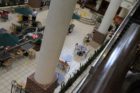An incendiary device was thrown inside Ballston Common Mall