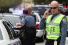 An incendiary device was thrown inside Ballston Common Mall