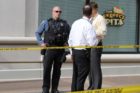 A "person of interest was detained at Courthouse Plaza, near the Arlington County government building