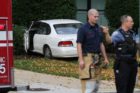 Damage from an out of control vehicle on 23rd Street S.