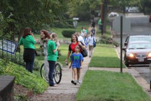 Walk and Bike to School Day 2012 at Oakridge Elementary School